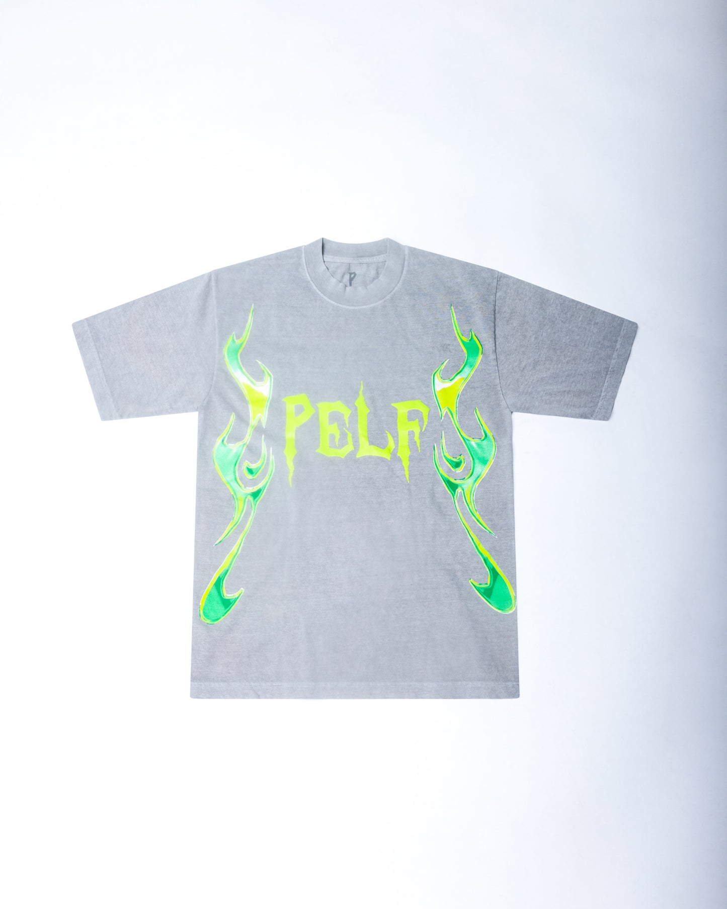 Flame Body Definition Tee - Grey/Green